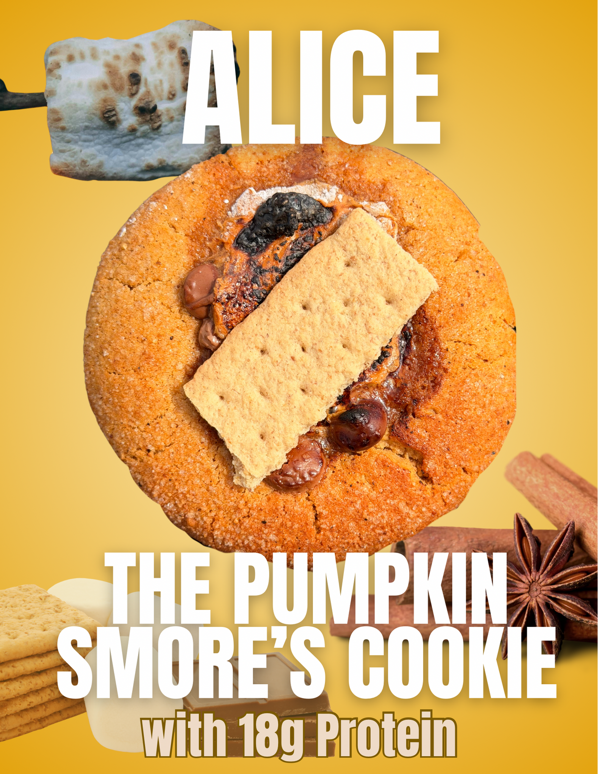 Alice, The Pumpkin S’more’s (18g protein)