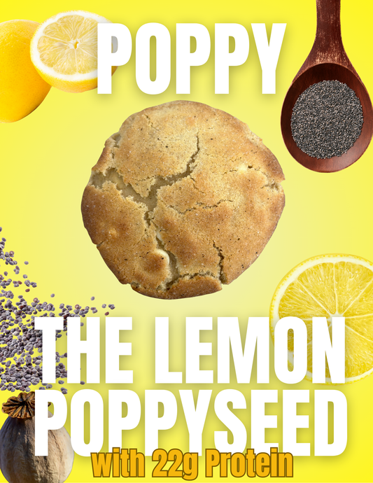 Poppy, The Lemon Poppyseed Cookie (22g of Protein)